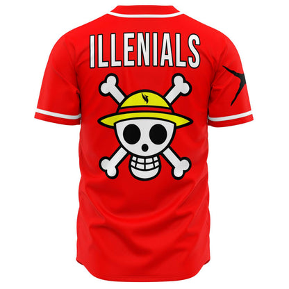 Luffy one piece custom jersey
