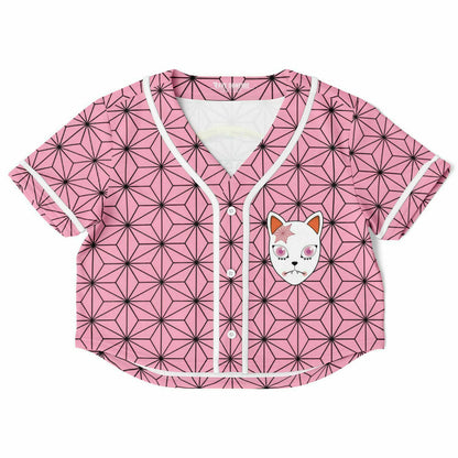 Techno Slayer Cropped Baseball Jersey