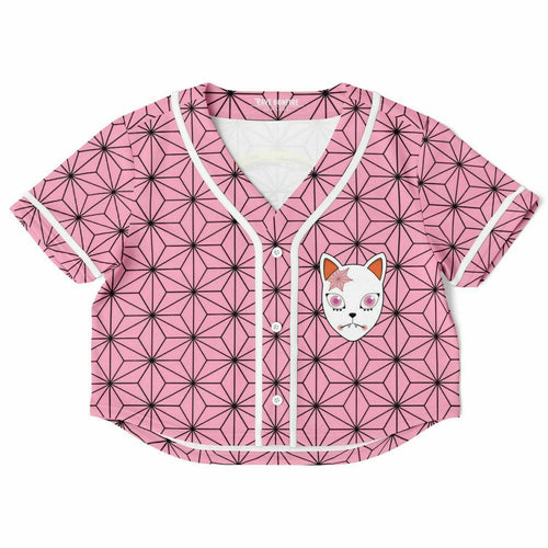 Techno Slayer Cropped Baseball Jersey