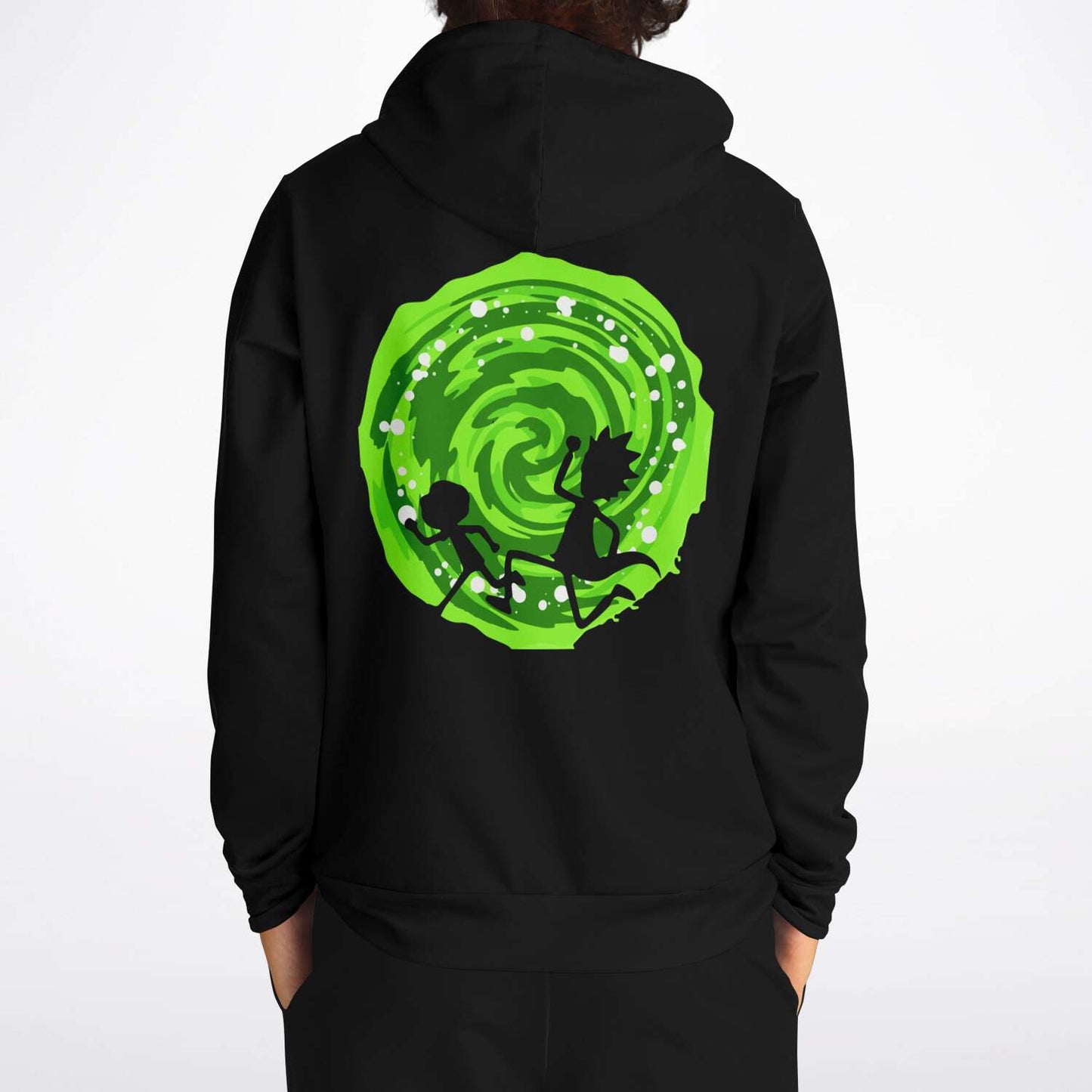 Rick & morty silhouette hoodie