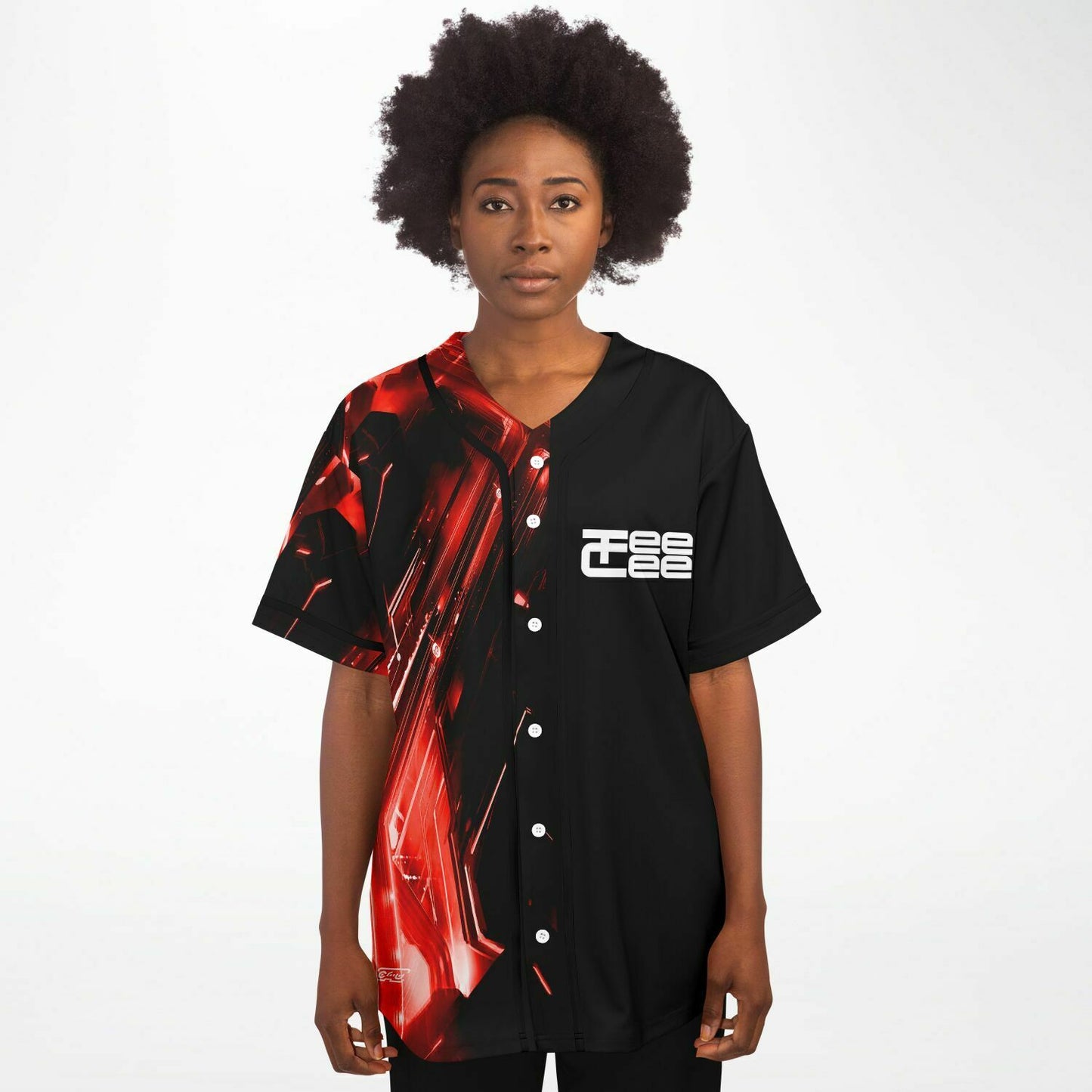 Red Teecee baseball jersey