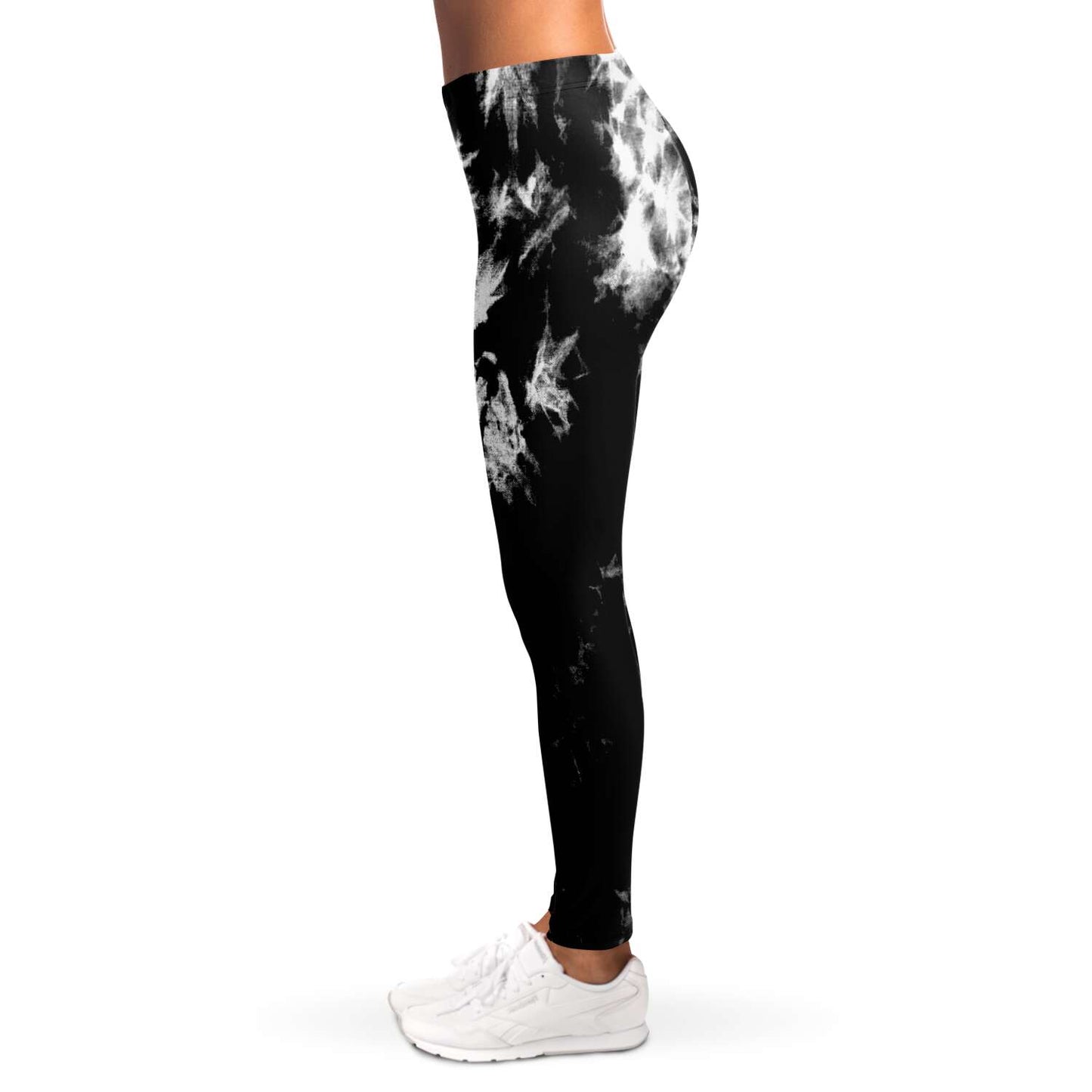 B&W Tie dye Leggings
