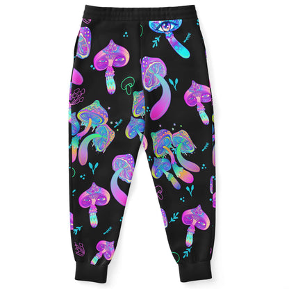 Mushrooms forest jogger
