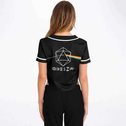 Light dispersion crop top jersey