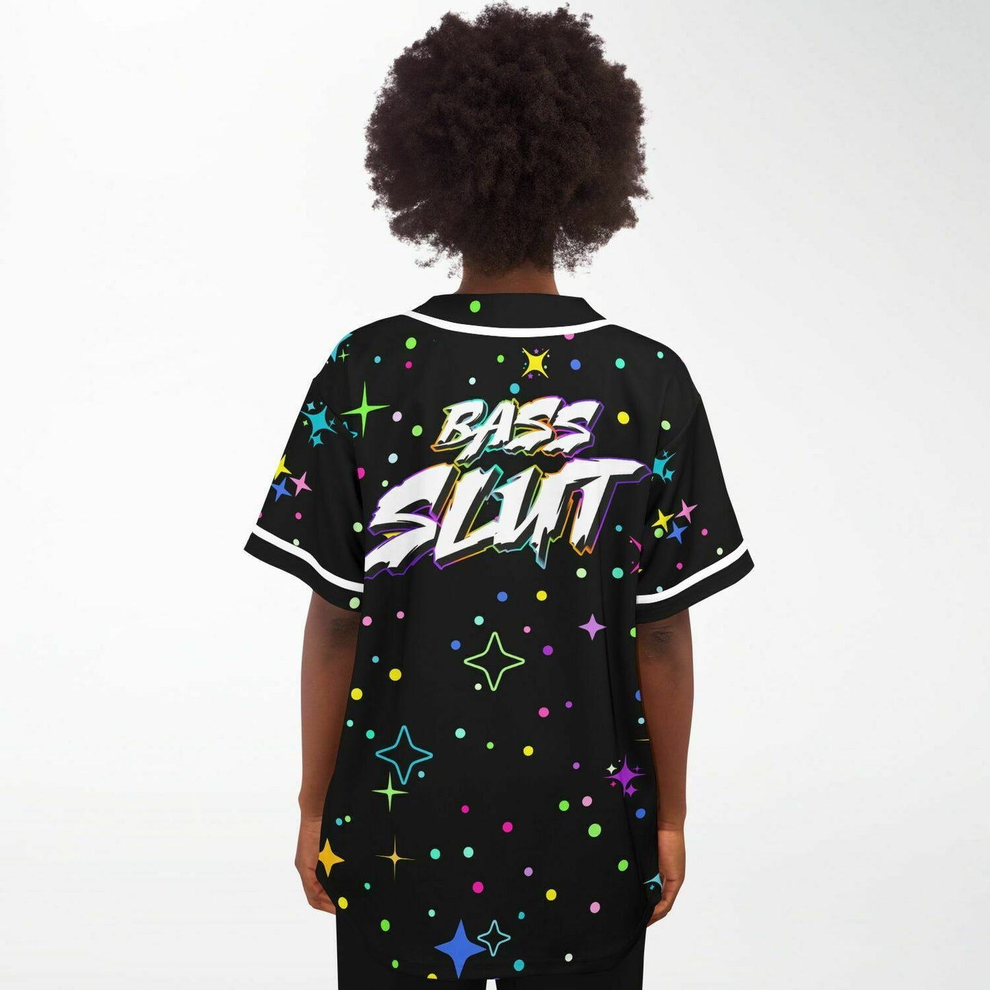 Bass slut rave Baseball Jersey