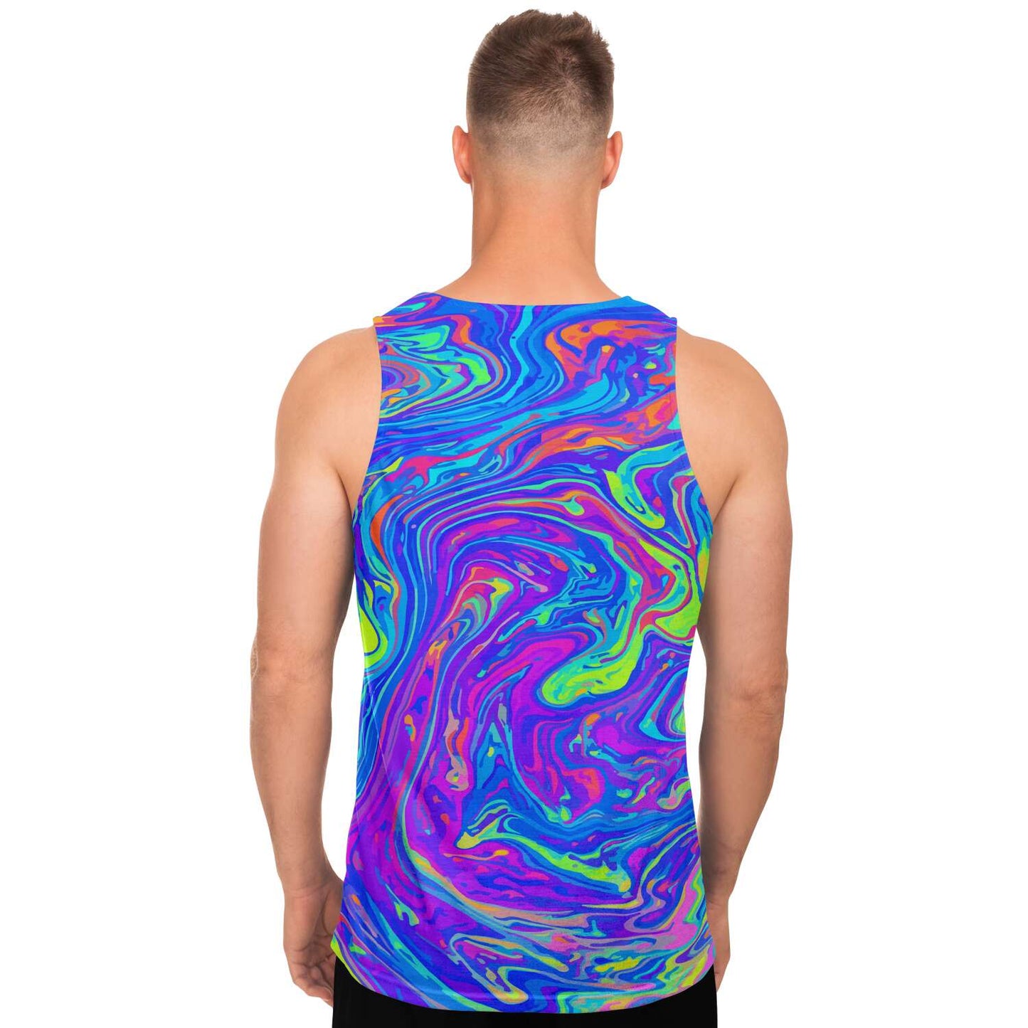 Neon acid trip Tank top