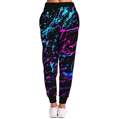 Colorful paint splash jogger