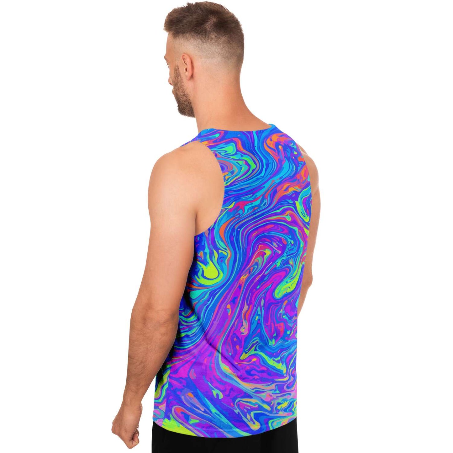 Neon acid trip Tank top
