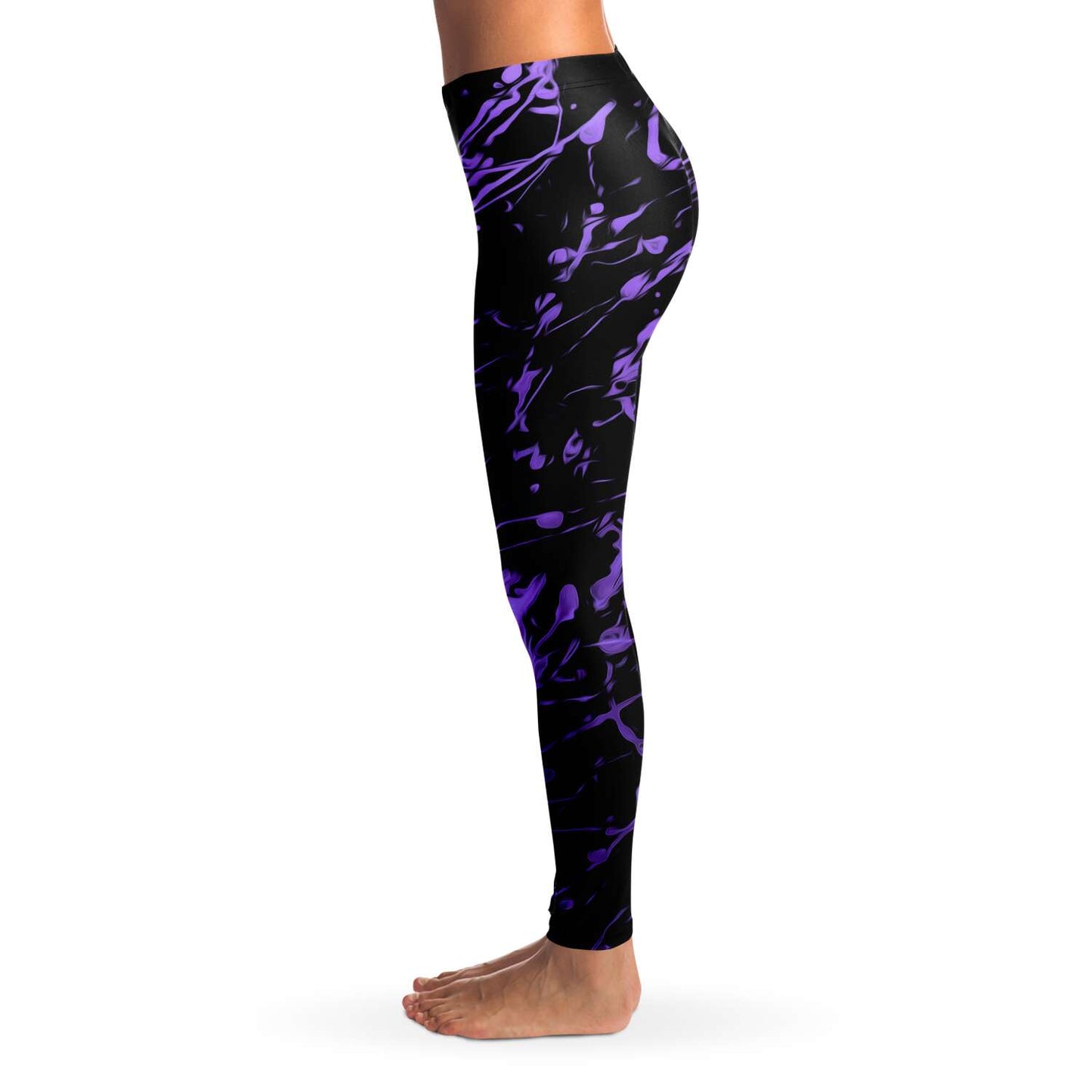 Purple splashed Leggings