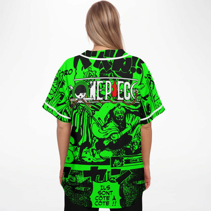 Zoro one pience baseball jersey