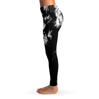 B&W Tie dye Leggings