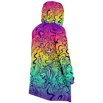 Rainbow psychedelic  lines cloak