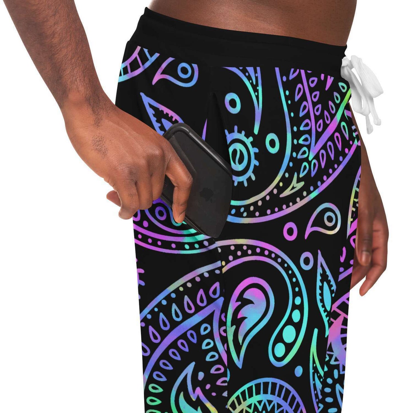 Colorful paisely jogger