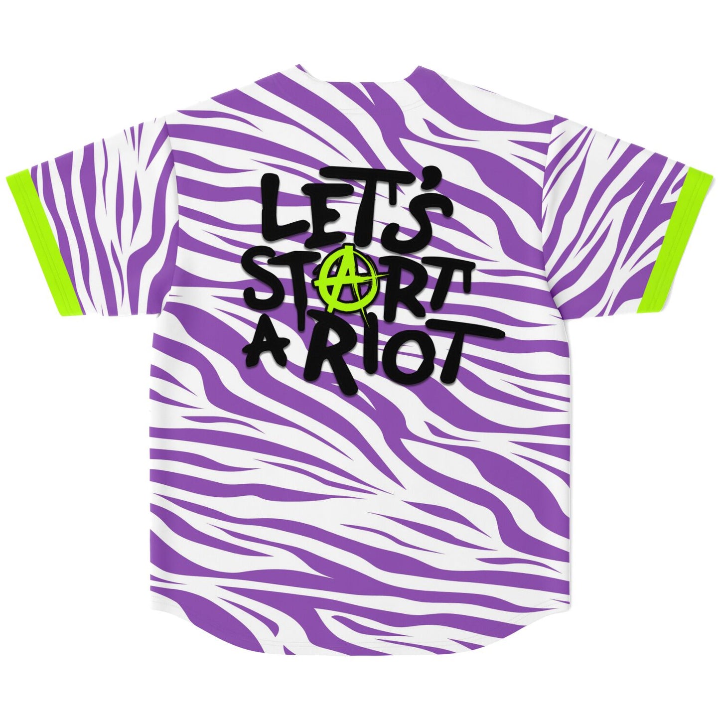 Let's start a riot baseball jersey