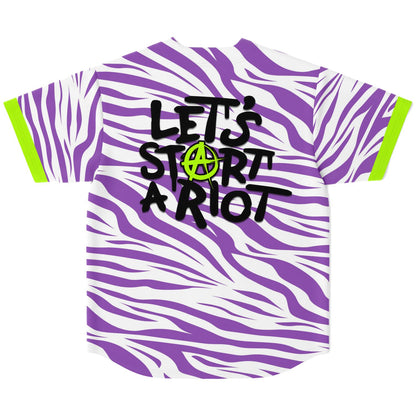Let's start a riot baseball jersey