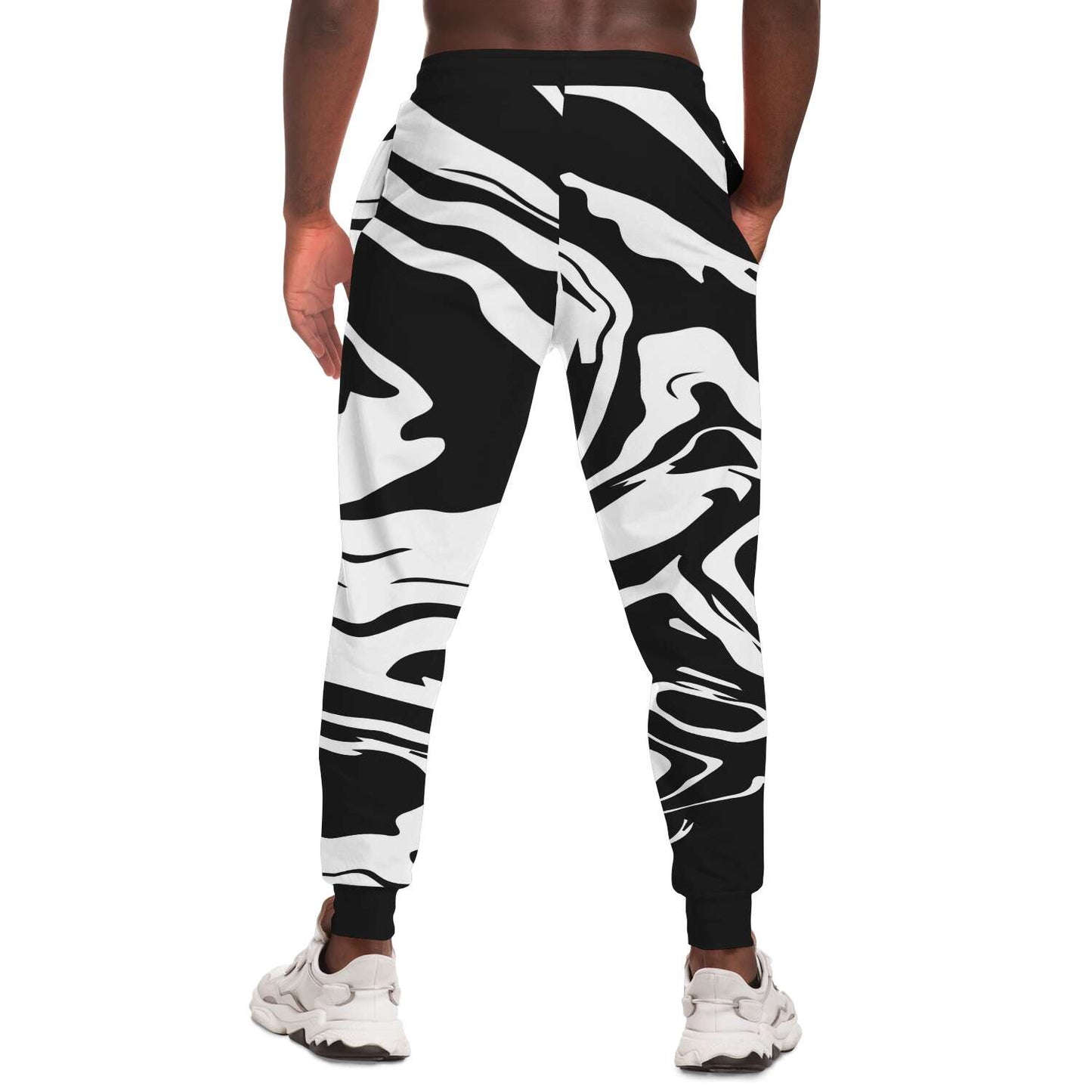 B&W acid trip jogger