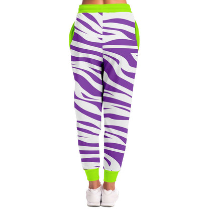 Purple zebra jogger