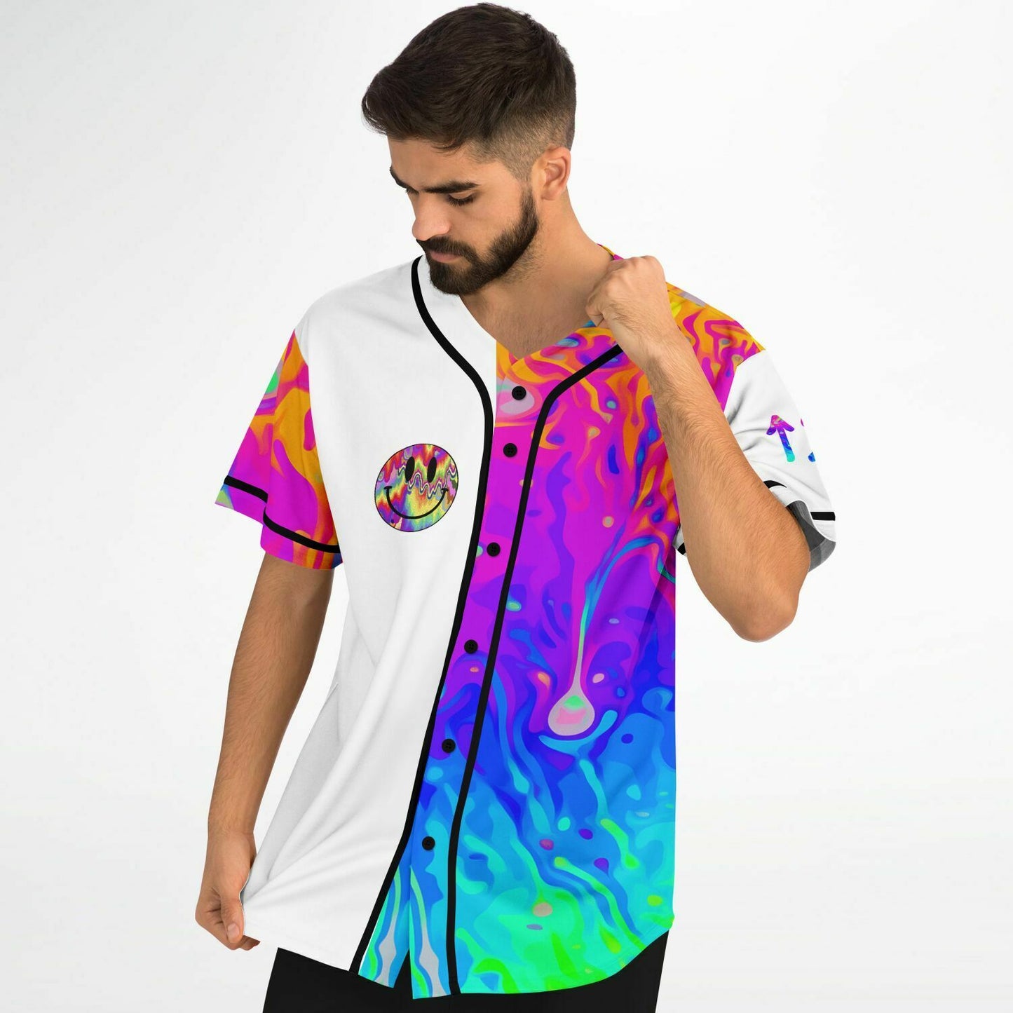 Daddy rainbow acid trip baseball jersey