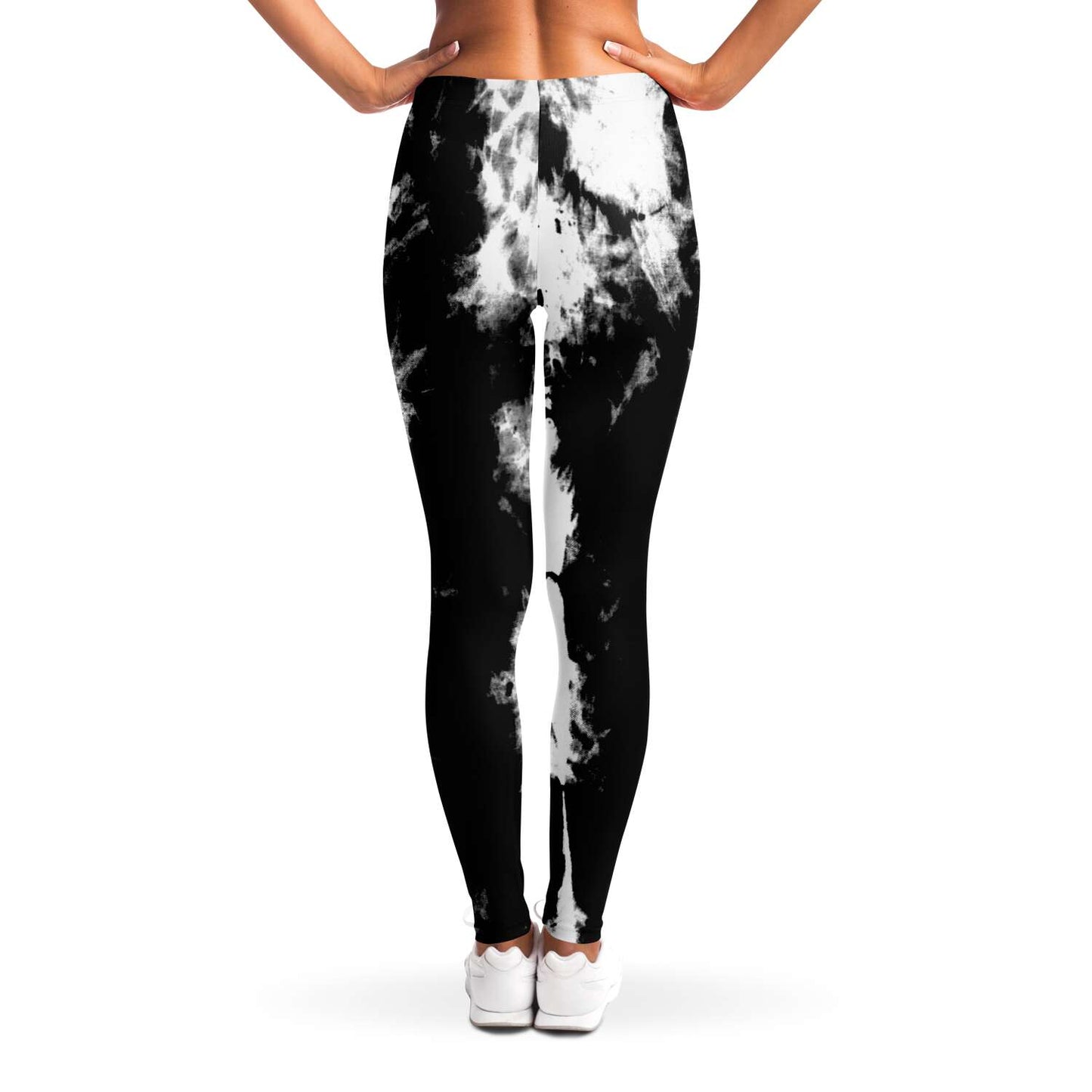 B&W Tie dye Leggings