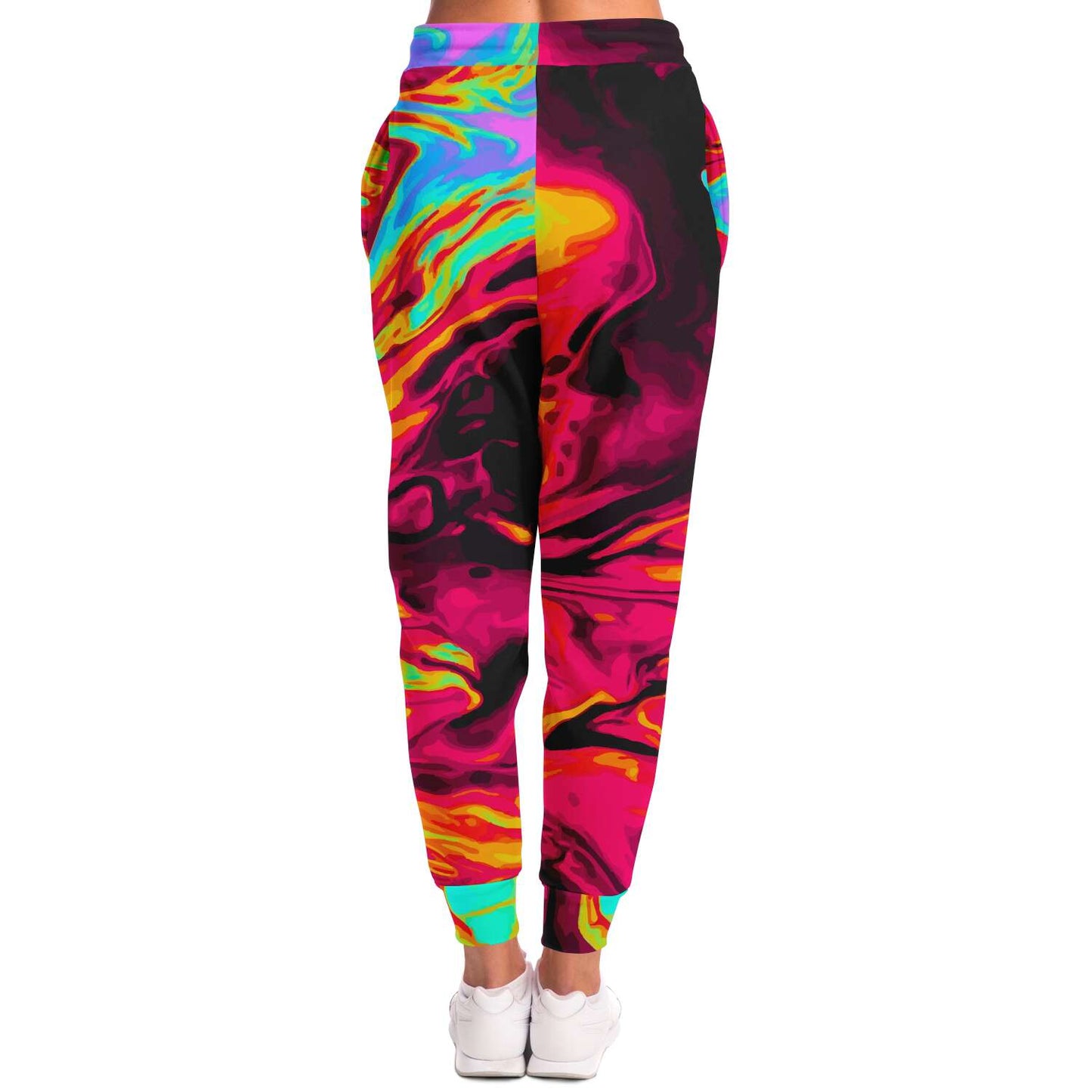 Red acid trip jogger