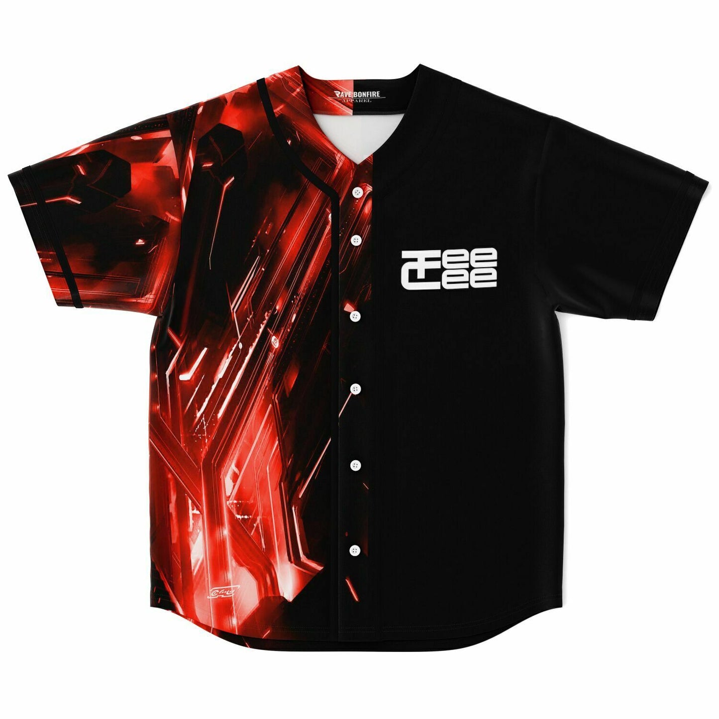 Red Teecee baseball jersey