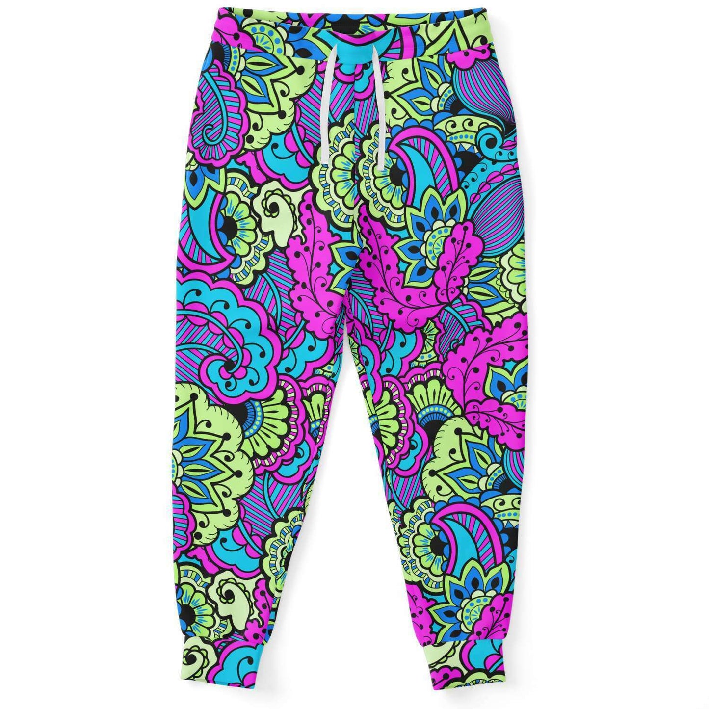 Colorful paisley jogger