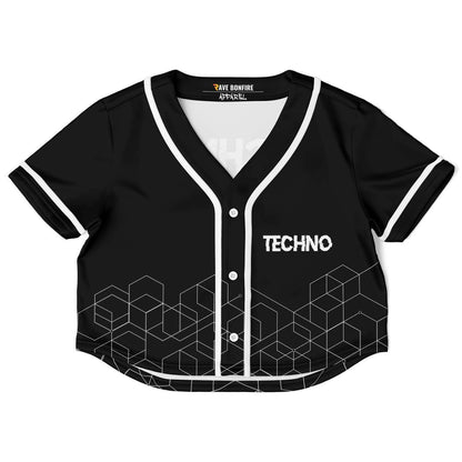 Techno for life crop top jersey