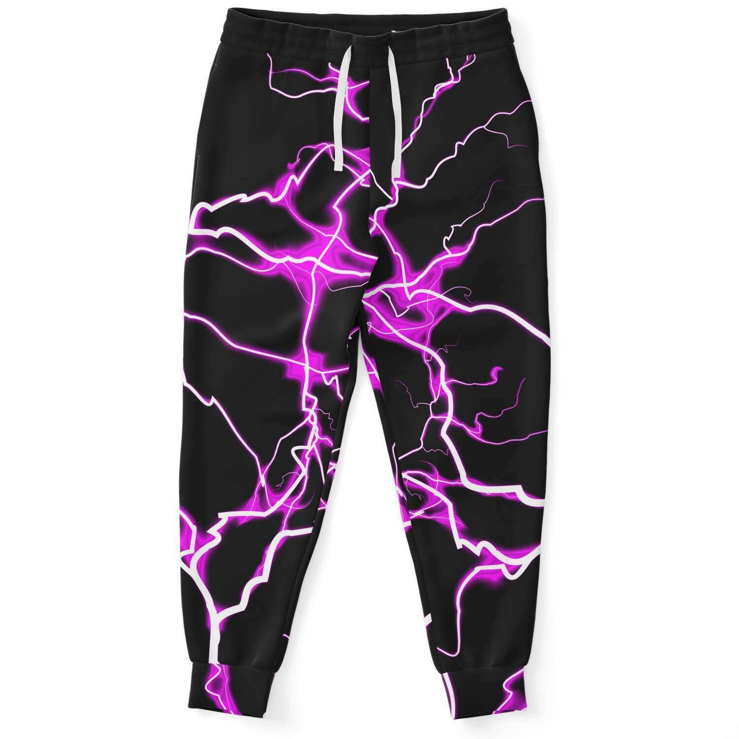 Pink electric bolt jogger