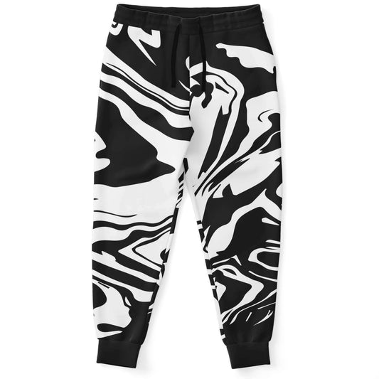 B&W acid trip jogger
