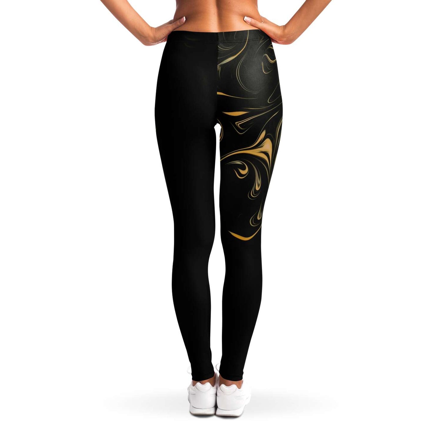 Gold trippy Leggings