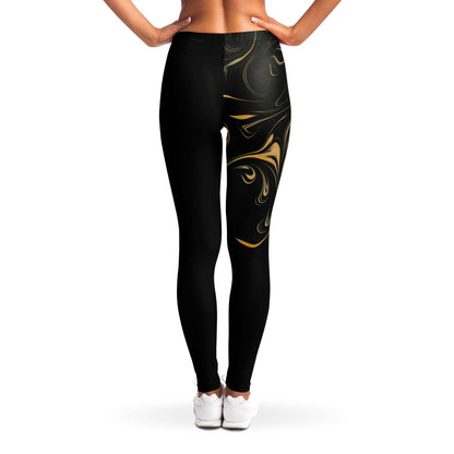Gold trippy Leggings