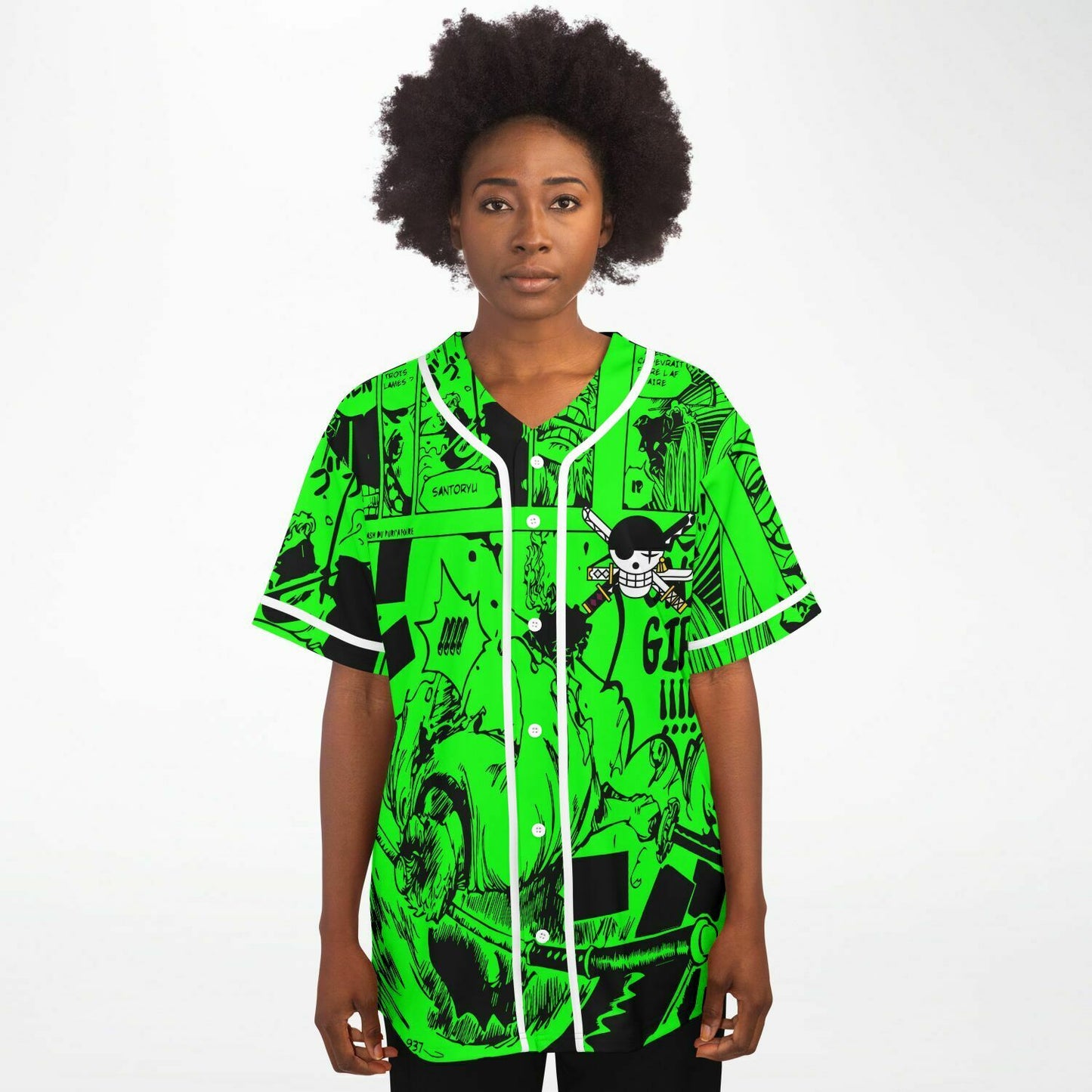Zoro one pience baseball jersey