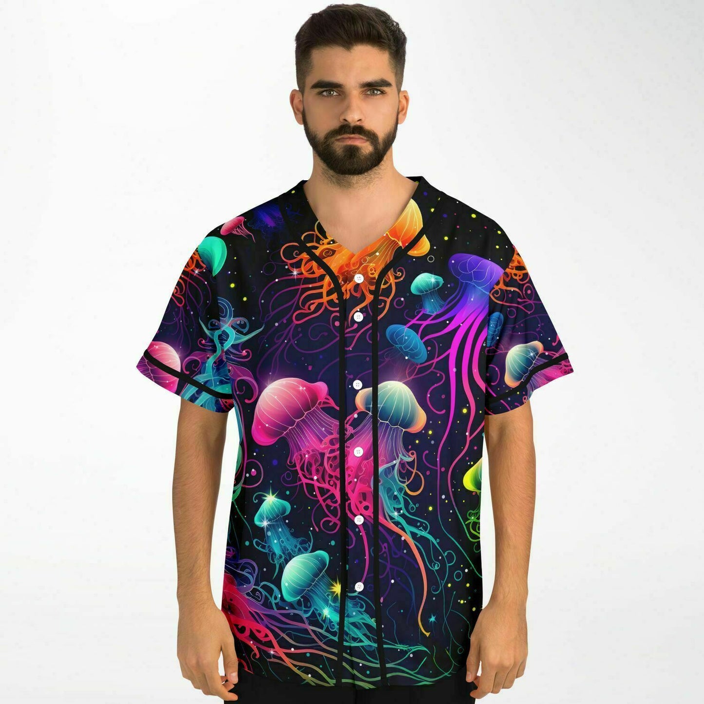 The world shall know bass rave Baseball Jersey