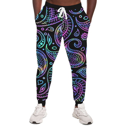 Colorful paisely jogger