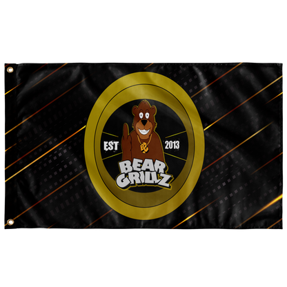 BEAR GRILLZ FLAG
