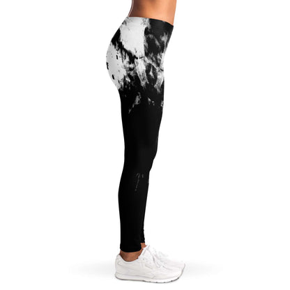 B&W Tie dye Leggings