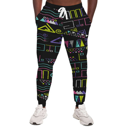 Colorful tribe pattern jogger