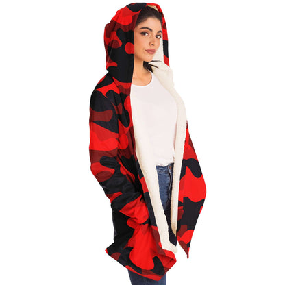 Red camouflage Cloak