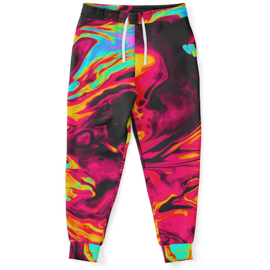 Red acid trip jogger