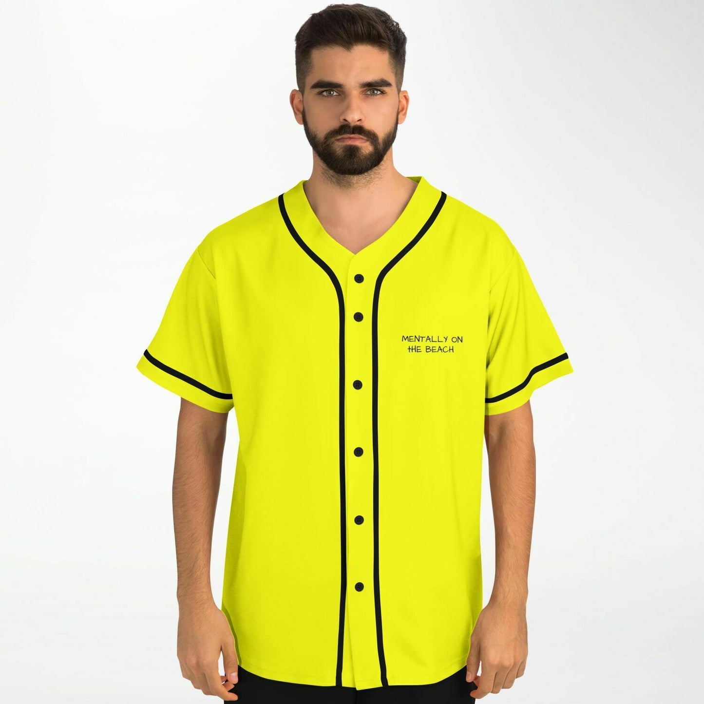 Champmad mentally on the beach baseball jersey