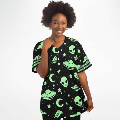 Originally from outer space baseball jersey