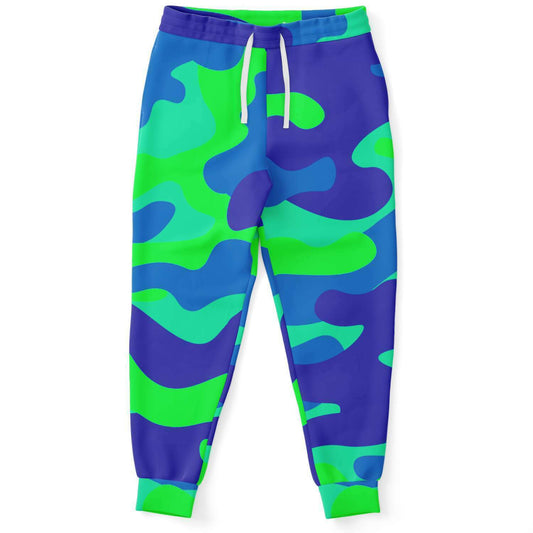 Colorful camouflage jogger
