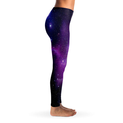 Purple Galaxy Leggings