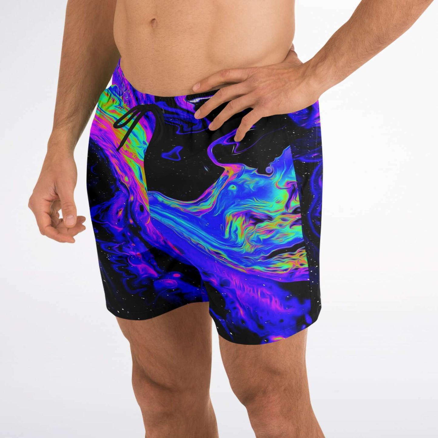 Oil silk swim trunk V2
