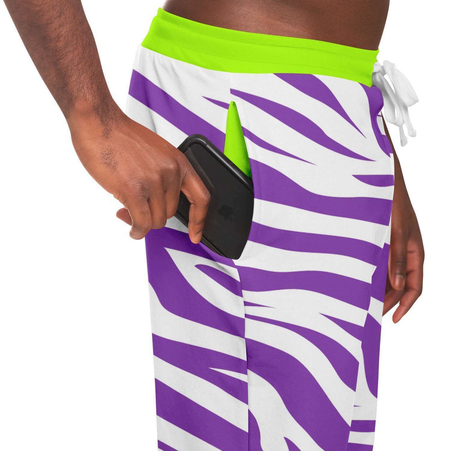 Purple zebra jogger