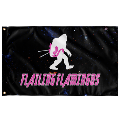 Flailing Flamengos custom flag