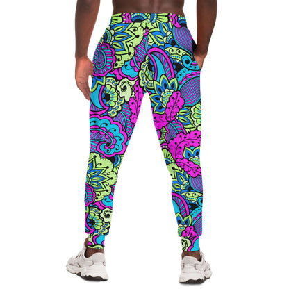 Colorful paisley jogger