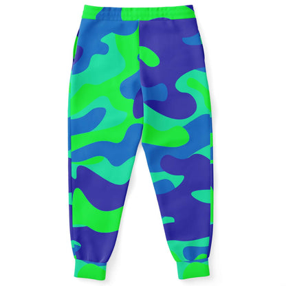 Colorful camouflage jogger