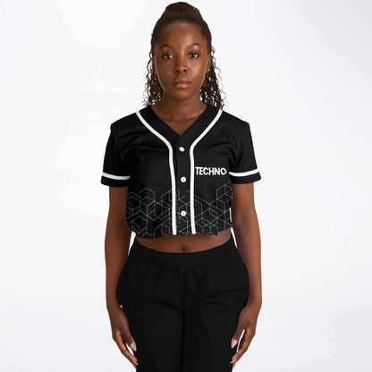 Techno for life crop top jersey
