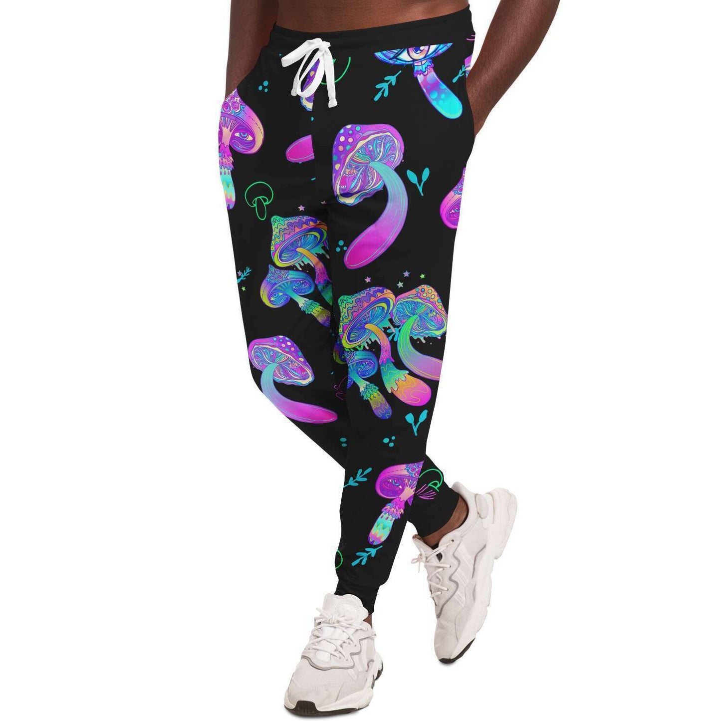 Mushrooms forest jogger